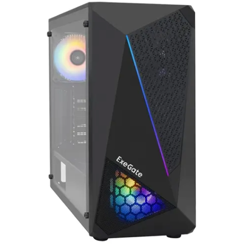 Корпус EXEGATE Miditower EVO-8225 ATX, без БП, черный EX292858RUS