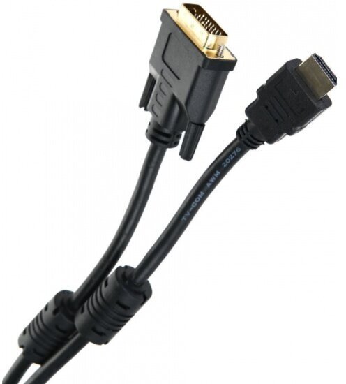 Кабель TV-COM HDMI to DVI-D (19M -25M) 2м 2 фильтра