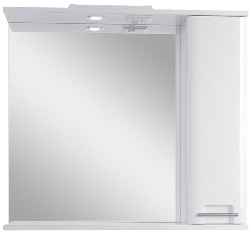 Шкаф-зеркало для ванной SANSTAR 372.1-2.4.1., (ШхГхВ): 80.8х17.1х72.2 см, белый