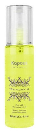 Kapous Professional Macadamia Oil Флюид для волос, с маслом ореха макадамии, 80 мл