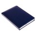 Ежедневник недатированный А5+, 136 листов Sidney Nebraska, обложка искусственная кожа, серебряный срез, синий