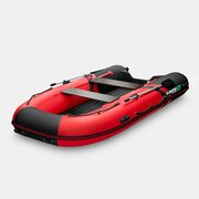 Надувная лодка GLADIATOR E380S красно-чёрный