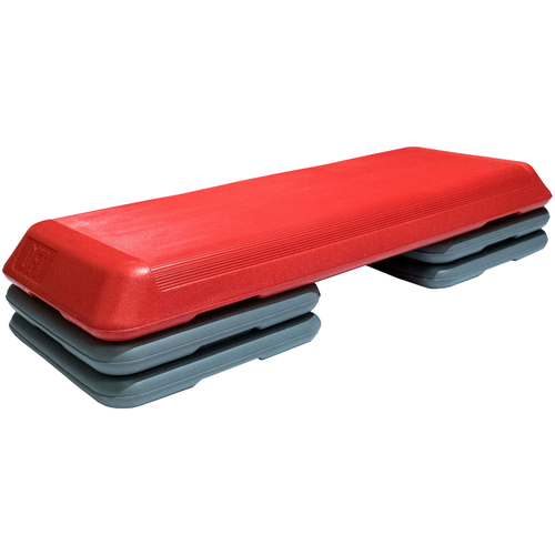Степ-платформа Original FitTools FT-PROSTEP02 108х41.5х20 см красный/серый