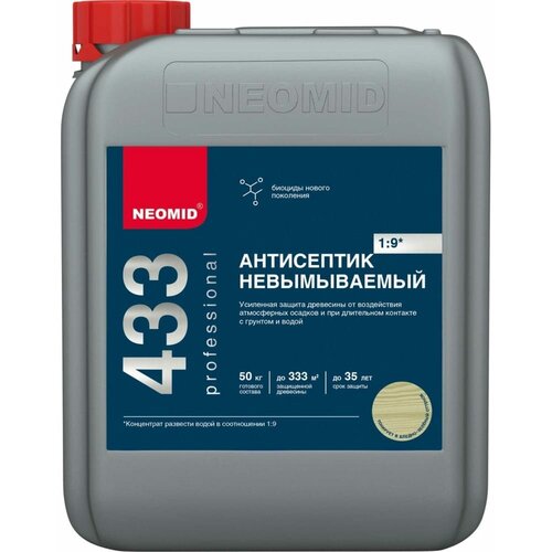 Невымываемый антисептик NEOMID 433