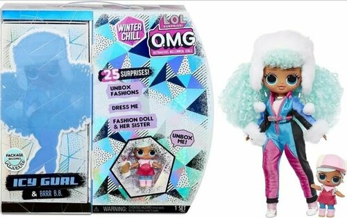 L.O.L. Surprise! Кукла OMG Winter Chill Icy Gurl и Brrr B.B.