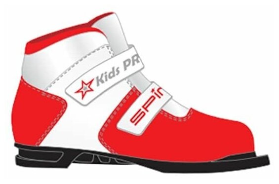 Ботинки лыжные Spine Kids Pro 75 мм 399/9 RED 31 р.