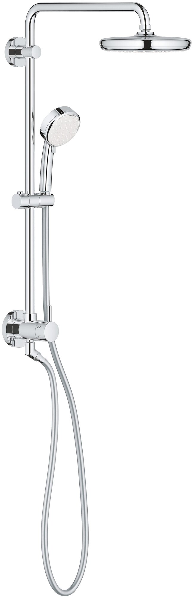 Душевая система GROHE Tempesta 210 Retro-fit с переключателем (без смесителя), хром (26190001)