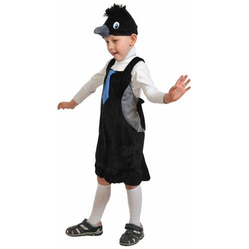 фото Костюм карнавалoff вороненок плюш (3053), черный, размер 92-122