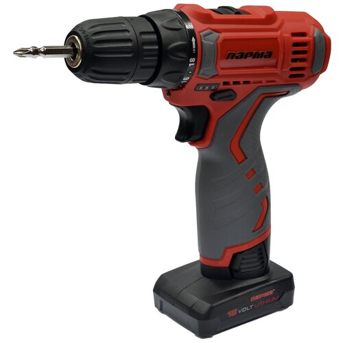 Дрель-шуруповерт аккумуляторная Парма ДША-01-15182Li арт 0202100004 349000₽