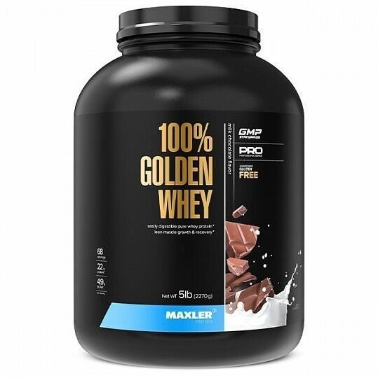 MAXLER USA Golden Whey 2,27 кг (Milk Chocolate Flavor)