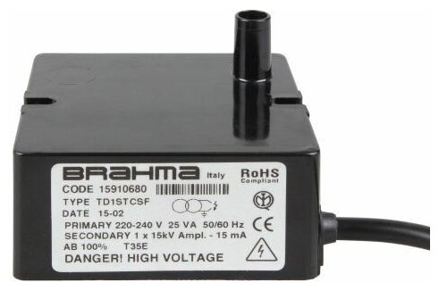 Трансформатор розжига Brahma TD1STCSF 110-120V 15910685