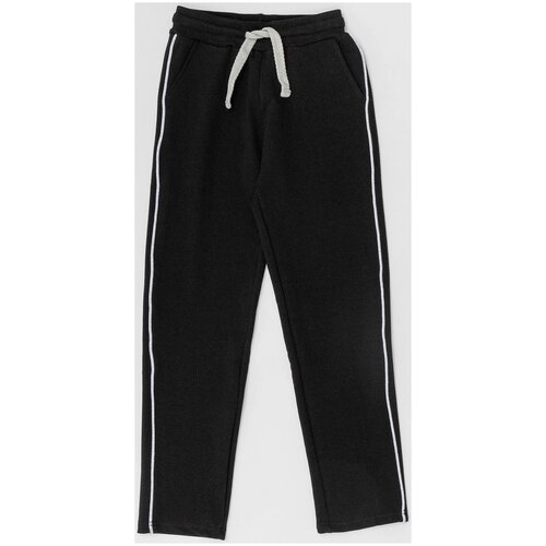 фото Спортивные брюки button blue размер 134, черный