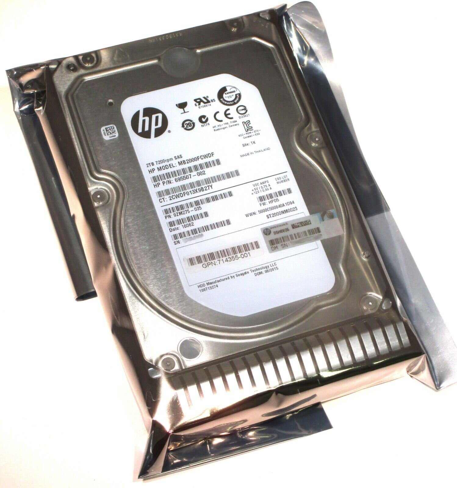   HP MB2000FCWDF 2Tb SAS 3,5" HDD