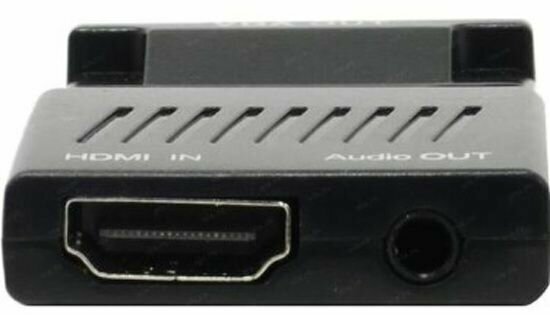 Переходник HDMI(F) --> VGA(M)+audio,1080*60Hz, VCOM <CA336A> Переходник VCOM HDMI F/VGA M+mini jack 3.5 mm M (CA336A) - фото №4
