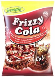 Карамель леденцовая со вкусом колы и шипучей начинкой "Frizzy Cola, 250 г