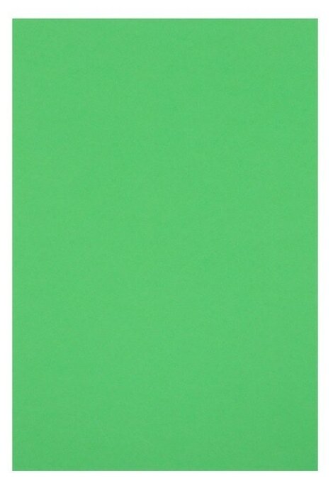 Calligrata Картон цветной двусторонний А4, тонированный в массе, 10 листов, 180 г/м2, зелёный