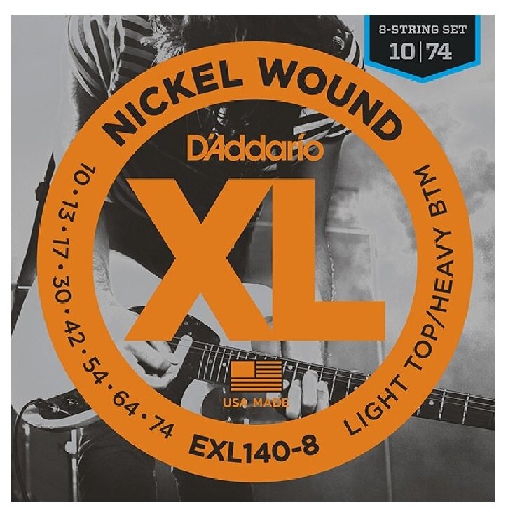 D ADDARIO EXL140 -8 Струны для электрогитары