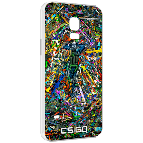 Чехол MyPads CS GO guns skins мужской для Samsung Galaxy S5 mini задняя-панель-накладка-бампер чехол mypads cs go guns skins мужской для samsung galaxy xcover pro 1 задняя панель накладка бампер