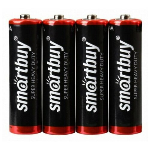 Батарейка солевая Smartbuy, AA (R6) 1.5V , 4 штуки