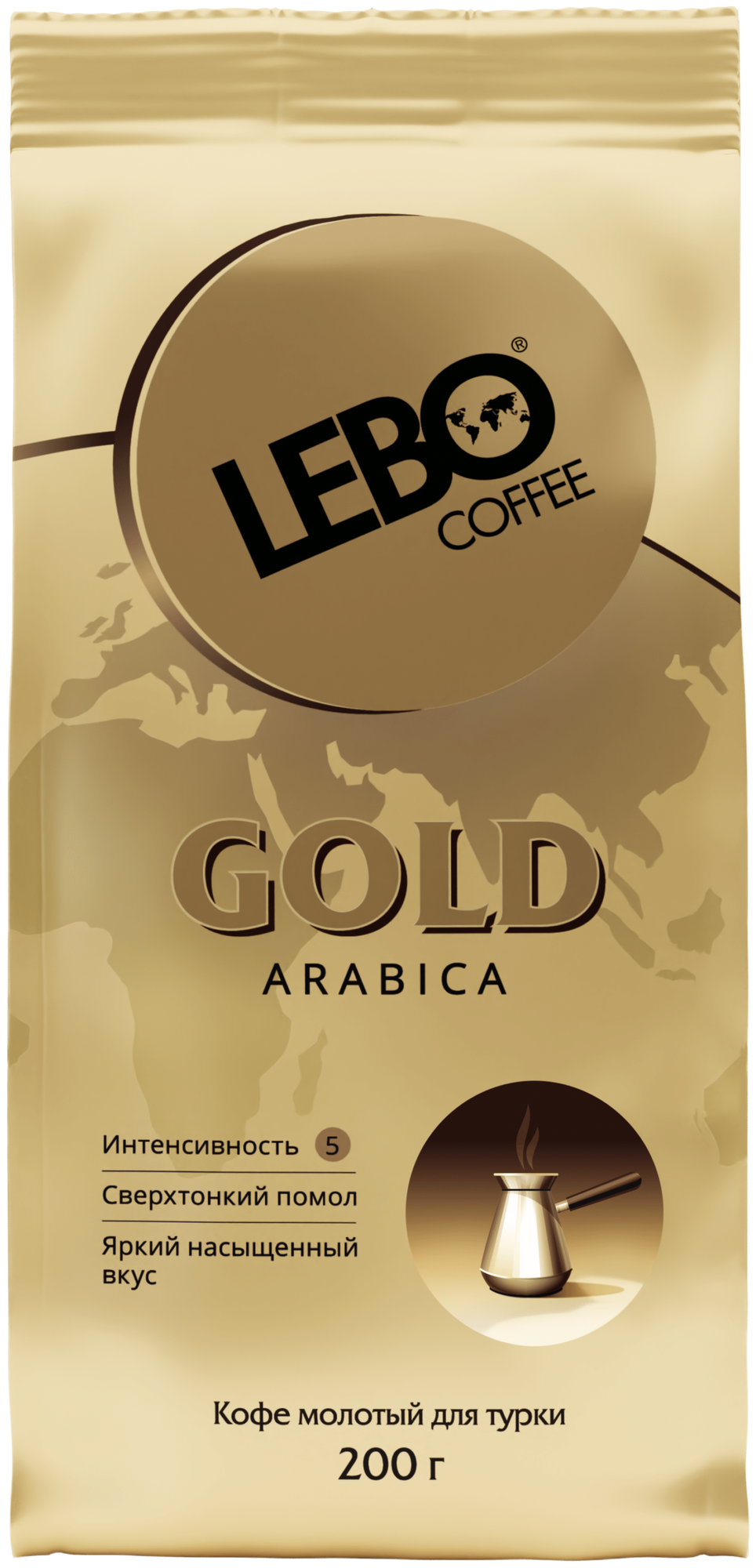 Кофе молотый Lebo Gold Arabica 200г - фото №11