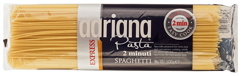 Паста ADRIANA № 10 Exclusive 2 Min Spaghetti 500 г - фотография № 2