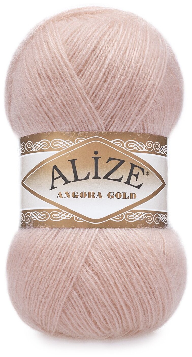 Пряжа ALIZE "Angora Gold", 550 м*100 г, 161 пудра, 1 шт