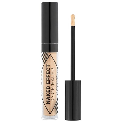 EVA MOSAIC Тональный консилер для лица Naked Effect Concealer 3,8 мл, 02 Cветло-бежевый тональный консилер для лица eva mosaic naked effect 3 8 мл