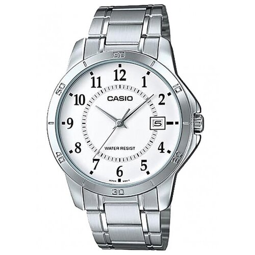 Наручные часы CASIO Collection MTP-V004D-7B, серебряный, белый наручные часы casio collection mtp v004d 7b серебряный белый