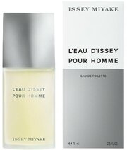 Туалетная вода Issey Miyake мужская L`Eau D`Issey Pour Homme 75 мл