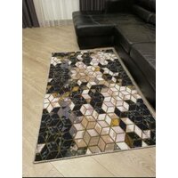 Ковровая дорожка , ковёр безворсовый на войлочной основе Carpet World "Kubik-Rubik" , полиамид , микрофибра , 0.70x2.00m