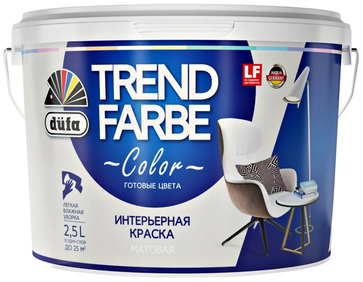 Краска водно-дисперсионная Dufa Trend Farbe