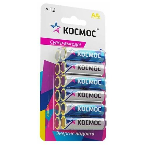 Элемент питания алкалиновый AA/LR6 BP-12 (блист.12шт) космос KOCLR6BL12