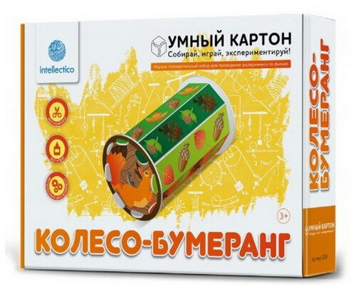 Набор Intellectico Колесо-бумеранг, 1 эксперимент