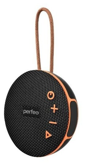 Колонка Perfeo POP Bluetooth FM MP3 microSD USB AUX in TWS мощность 6Вт 1200mAh черная