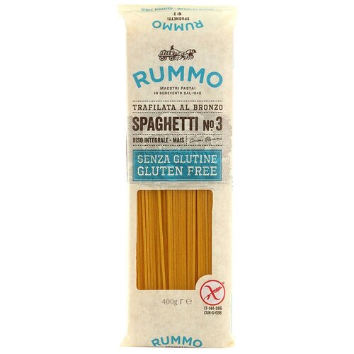 RUMMO Макароны  №3 gluten free, спагетти, 400 г