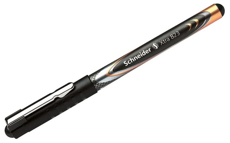 Ручка-роллер Schneider "Xtra 823" черная, 0,5мм, одноразовая (арт. 266179)