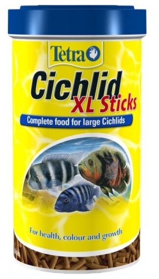 Корм для рыб Tetra Cichlid XL Sticks корм для всех видов цихлид в палочках 1л