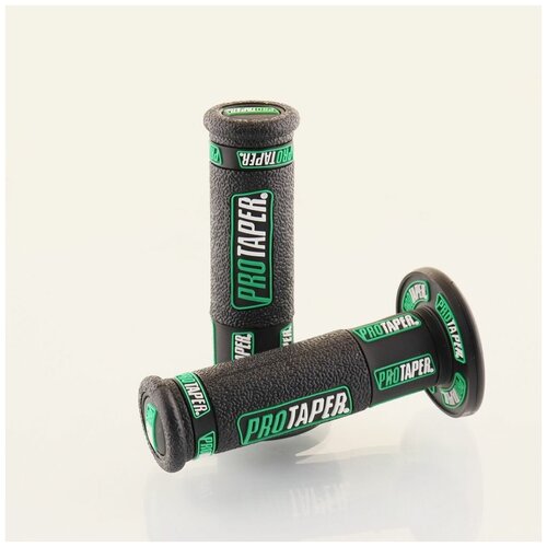 Ручки руля (черные-зеленые) PROTAPER 10 colors option handle grip protaper motorcycle protaper dirt pit bike motocross 7 8 rubber gel hand grips brake hands