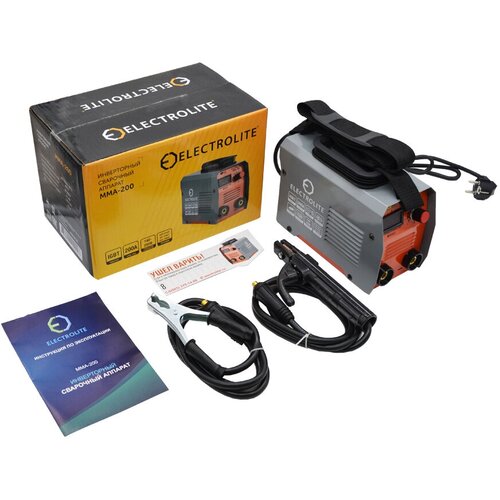 Сварочный аппарат инверторного типа Electrolite MMA-200 MMA 579500₽