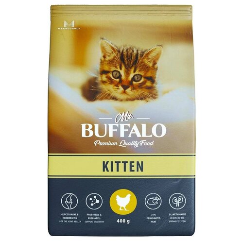 Mr.Buffalo KITTEN для котят с Курицей, 0,4кг