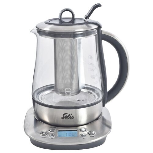 Solis Tea Kettle Digital, серебристый электрочайник и термопот solis tea kettle digital