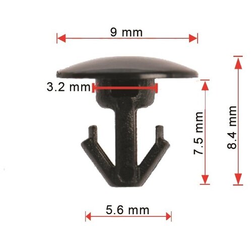 Клипса 10 шт AVERS 80850CA003-10 16070705