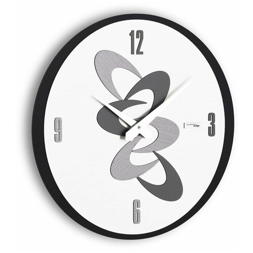 фото Дизайнерские настенные часы incantesimo design. модель adsum. цвет: черный