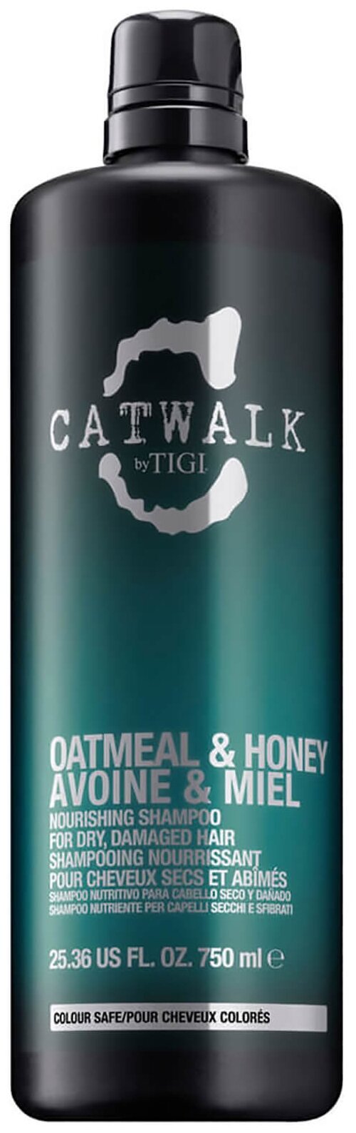 Catwalk by TIGI шампунь Catwalk Oatmeal & Honey для питания сухих и ломких волос, 750 мл