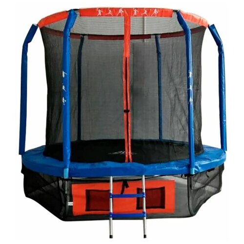 фото Каркасный батут dfc jump basket 10ft-jbsk-b 305х305х254 см синий/красный