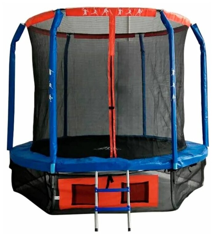 Каркасный батут DFC Jump Basket 10FT-JBSK-B 305х305х254 см , синий/красный