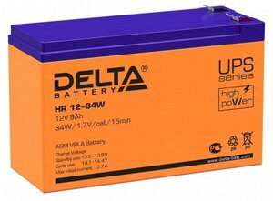Батарея для ИБП DELTA HR 12-34 W 12В 9Ач