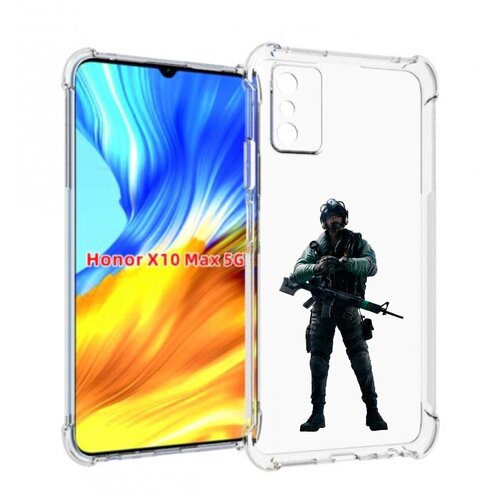 Чехол MyPads Tom-Clancy's-Rainbow-Six-2 для Honor X10 Max задняя-панель-накладка-бампер чехол mypads tom clancy s rainbow six 2 для honor play 30 plus задняя панель накладка бампер