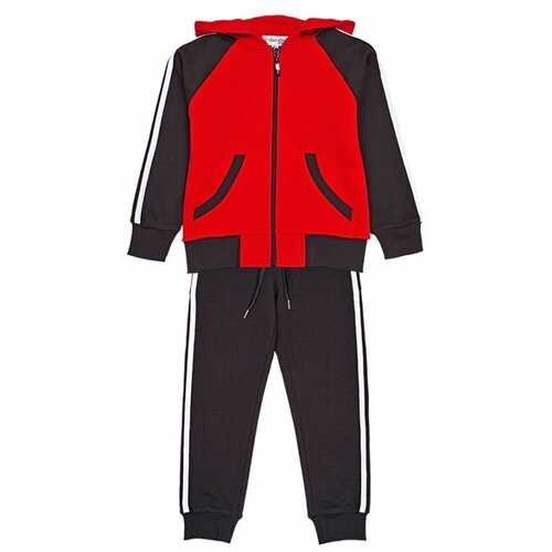 фото Спортивный костюм для мальчика ciao kids collection ск1505 черного цвета 2 года