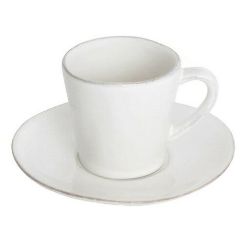 Кофейная пара Nova 70 мл материал керамика, цвет белый, Costa Nova, Португалия, NOCS02-WHE(NOCS02-02203B)